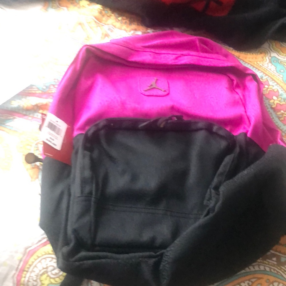 BWT Jordan Magenta & Black backpack